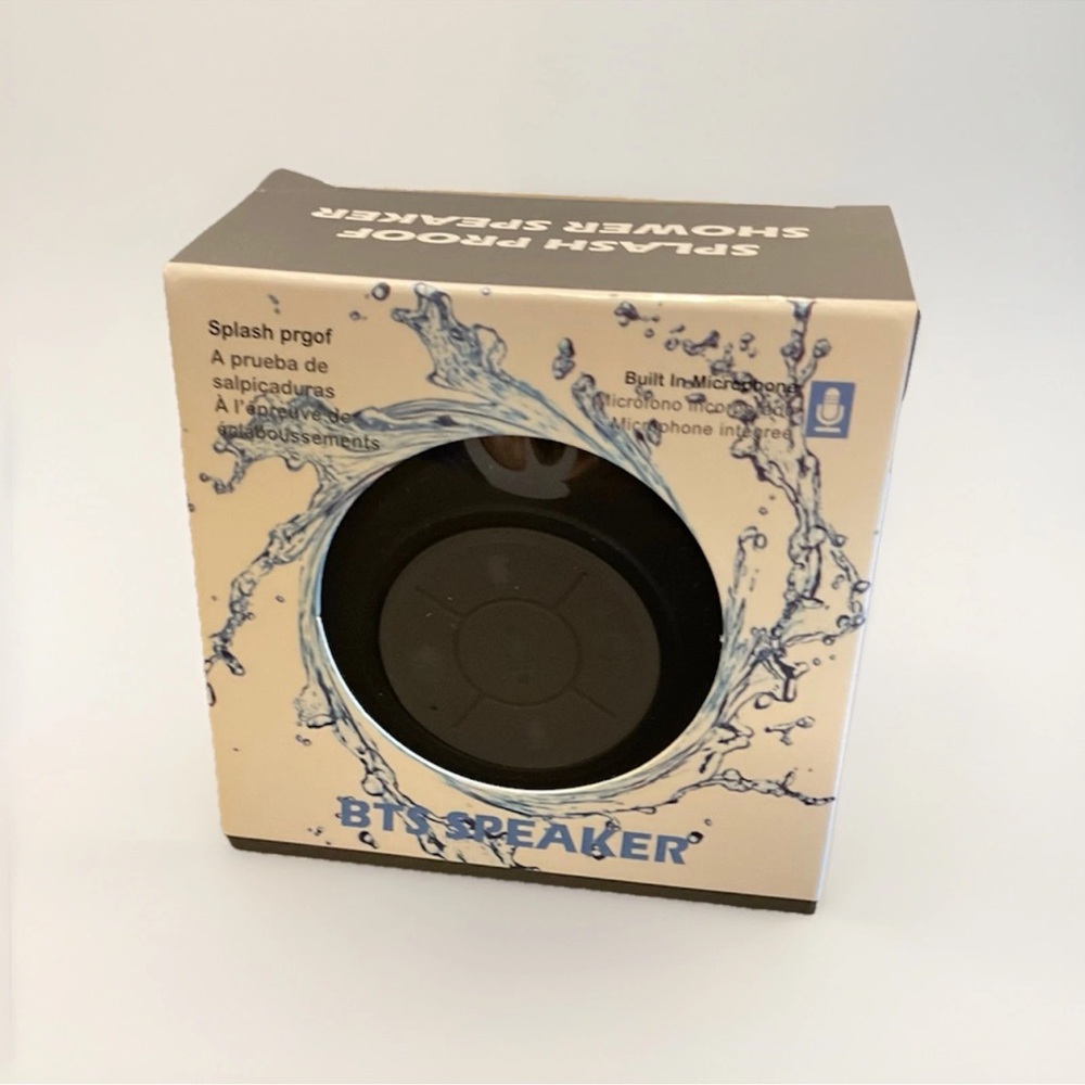 Black BTSpeaker Shower Speaker NWT